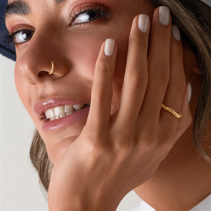 انگشتر طلا زنانه تلاطم