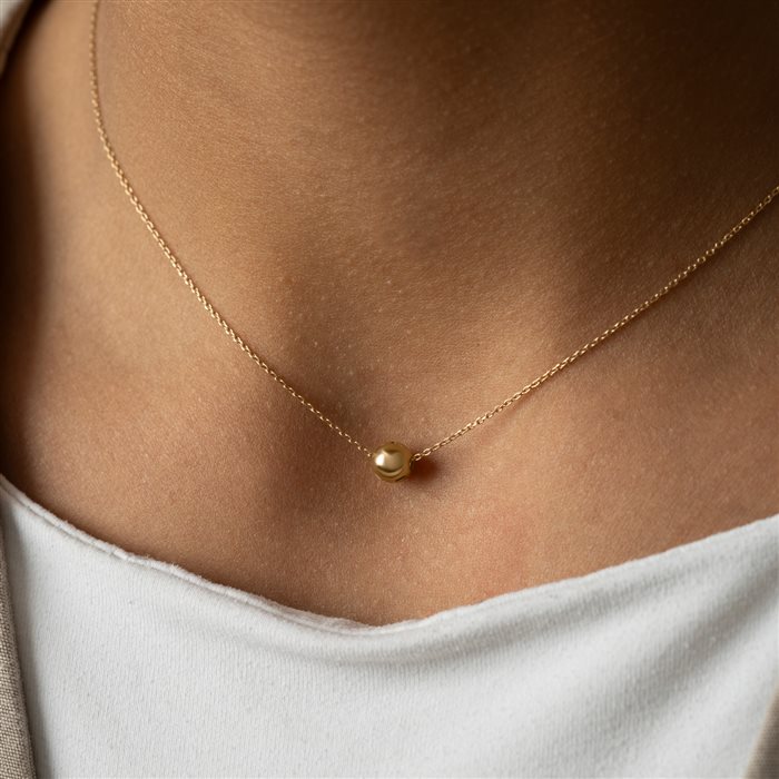 گردنبند طلا زنانه گوی