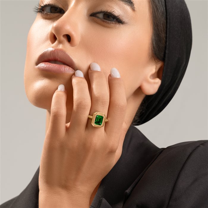 انگشتر طلا زنانه رقصان سالسا