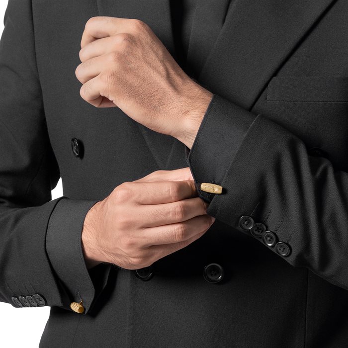 دکمه سردست طلا منشور