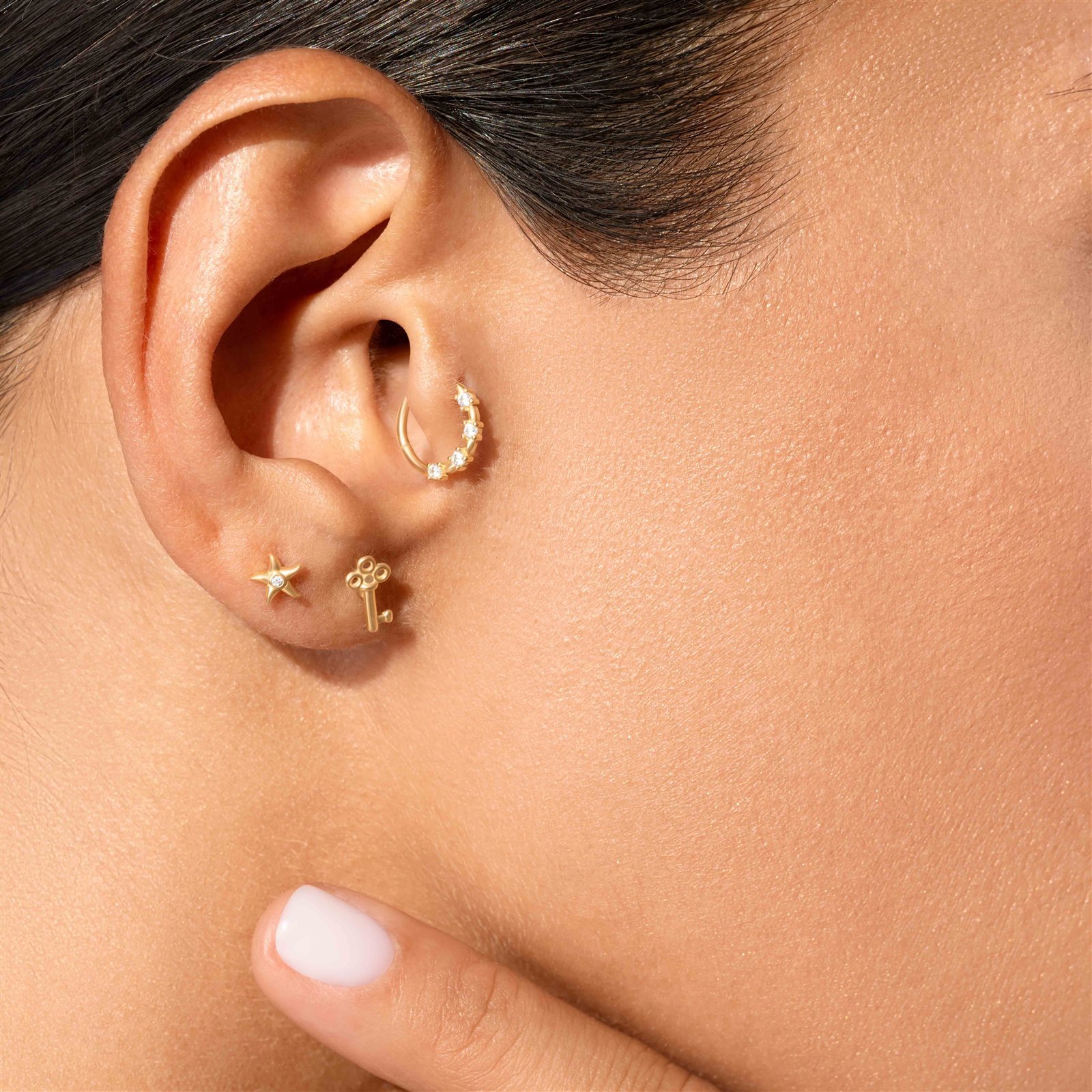 پیرسینگ طلا ستاره دریایی پیرسینگ طلا ستاره دریایی