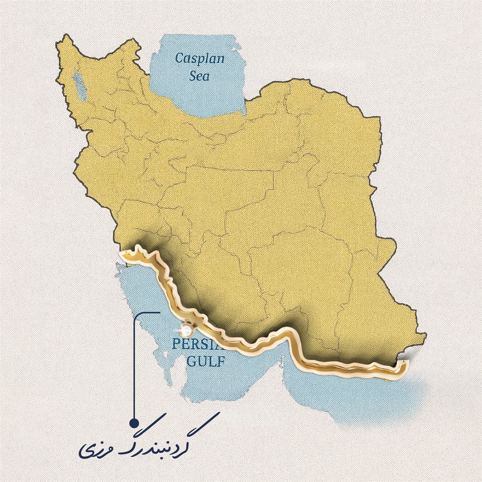 گردنبند طلا زنانه رگ مرزی (ساده) گردنبند طلا زنانه رگ مرزی (ساده)