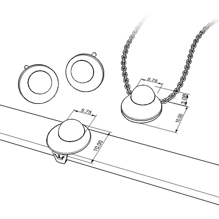 دستبند چرم و طلا زنانه وَرف