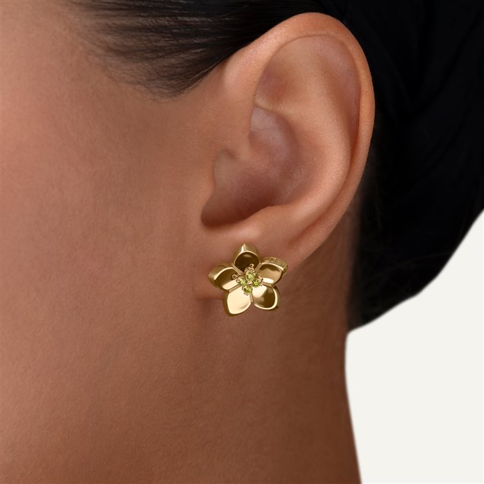 گوشواره طلا زنانه شکوفه