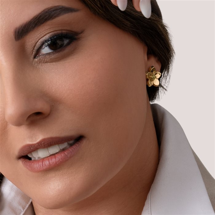 گوشواره طلا زنانه شکوفه