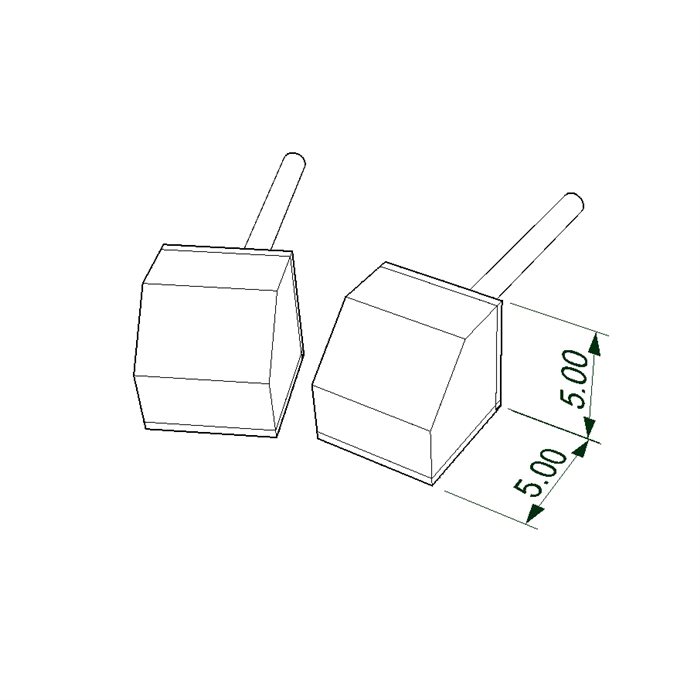 گوشواره طلا زنانه زاوا