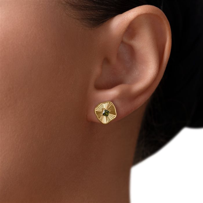 گوشواره طلا زنانه نورا مربع