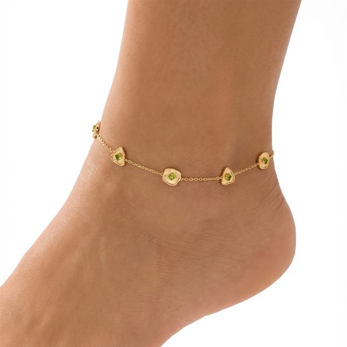 پابند طلا زنانه نورا