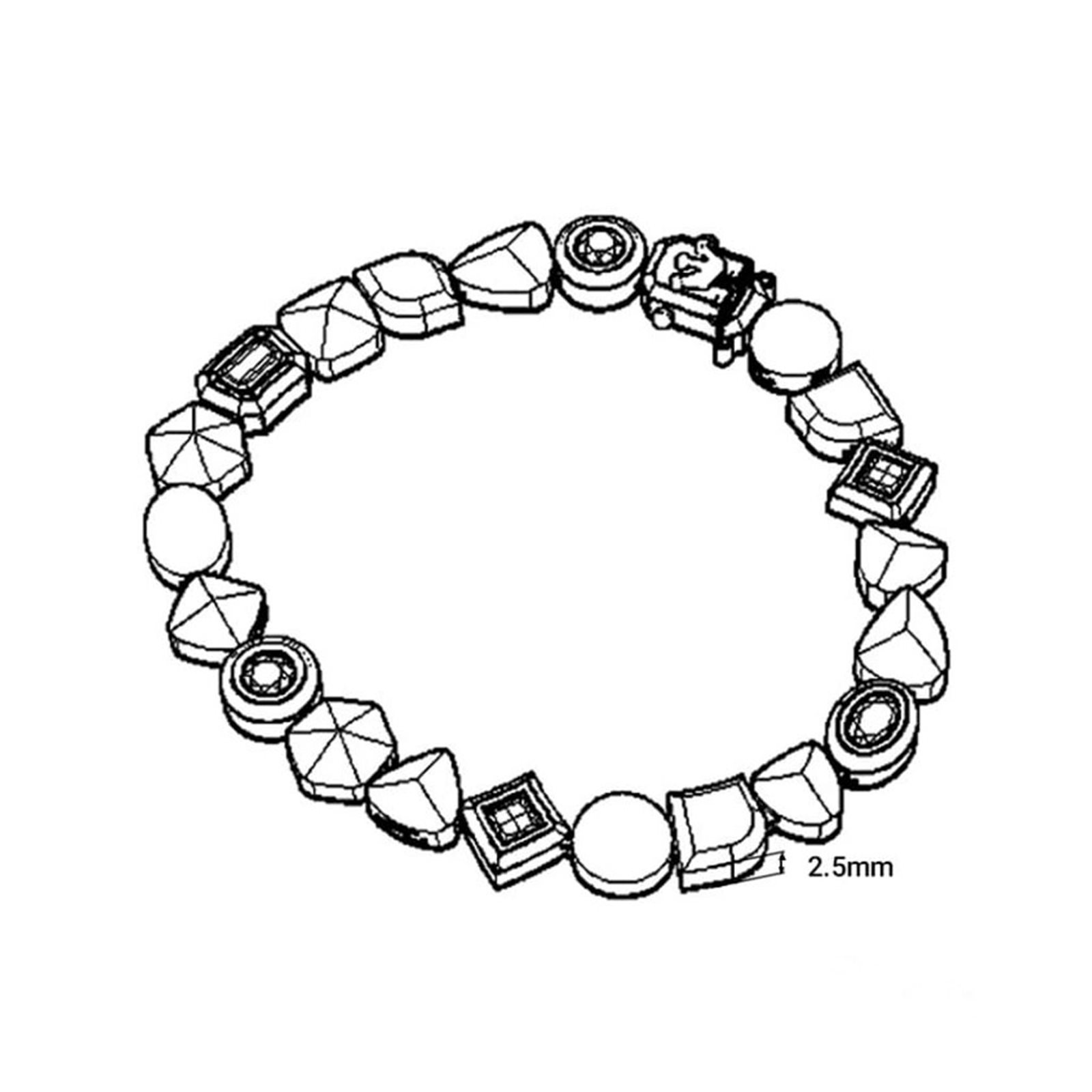 دستبند طلا زنانه ژیوار دستبند طلا زنانه ژیوار