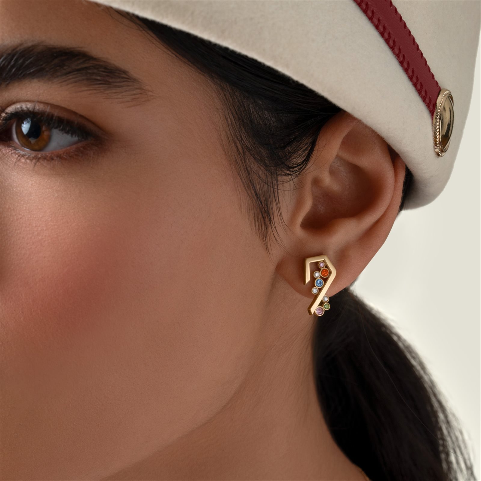 گوشواره طلا زنانه ترنج