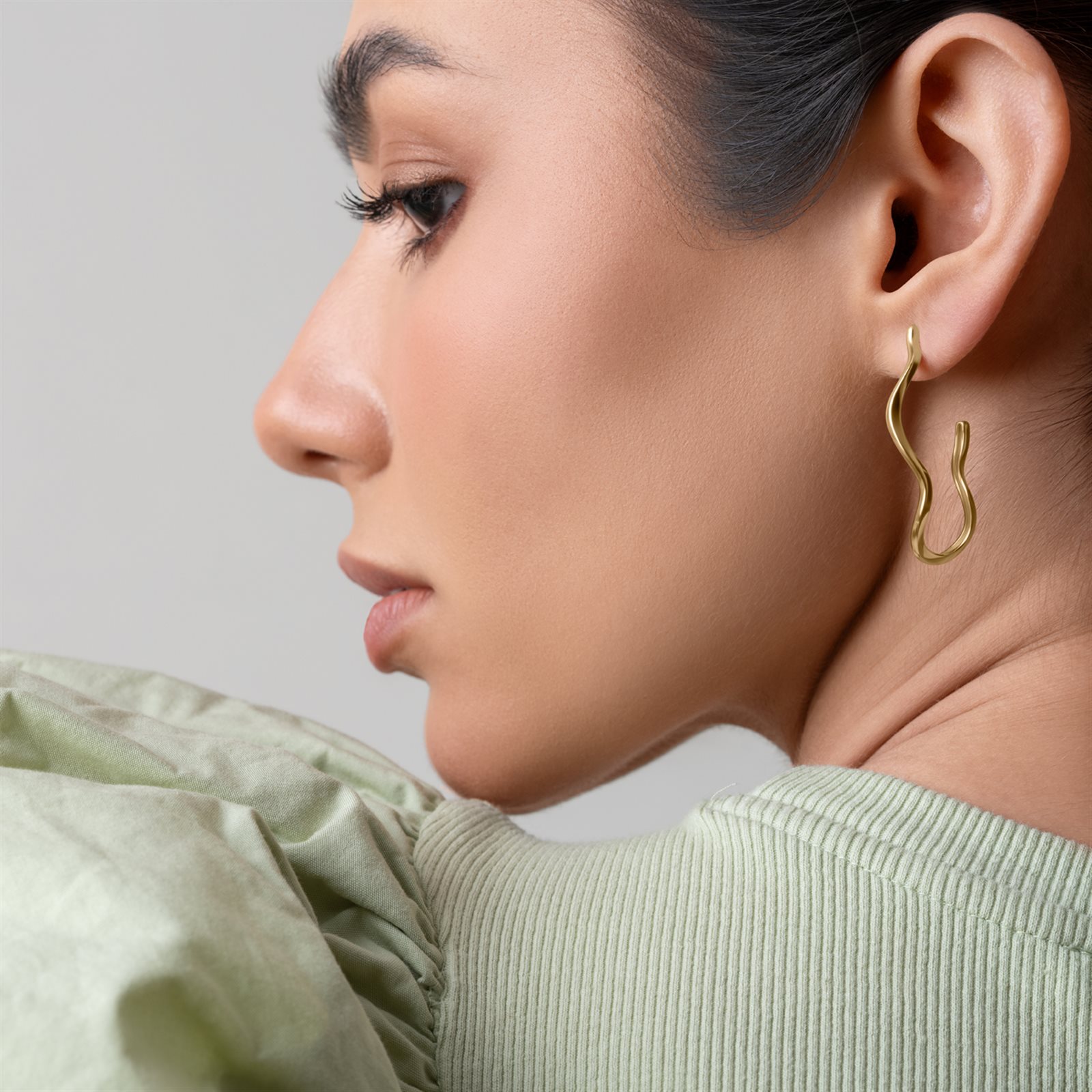 گوشواره طلا زنانه رابی گوشواره طلا زنانه رابی