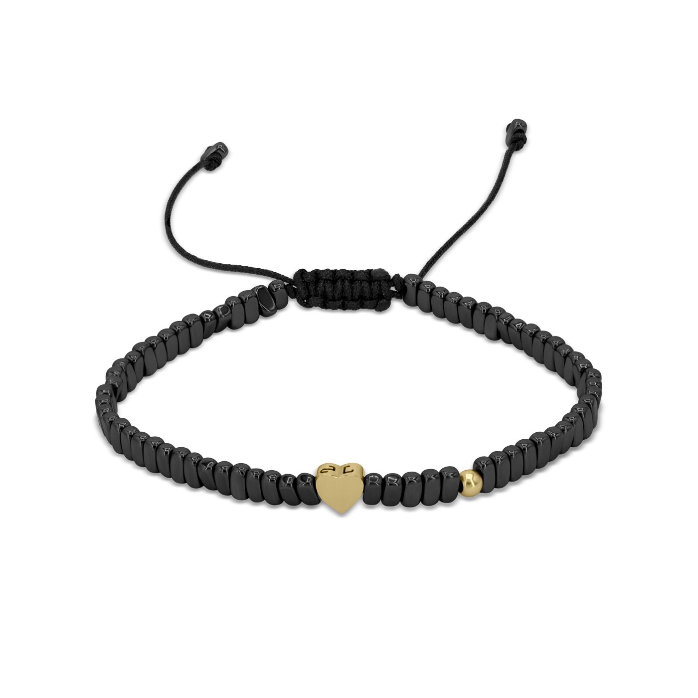 دستبند سنگ و طلا زنانه قلب آینهای دستبند سنگ و طلا زنانه قلب آینهای