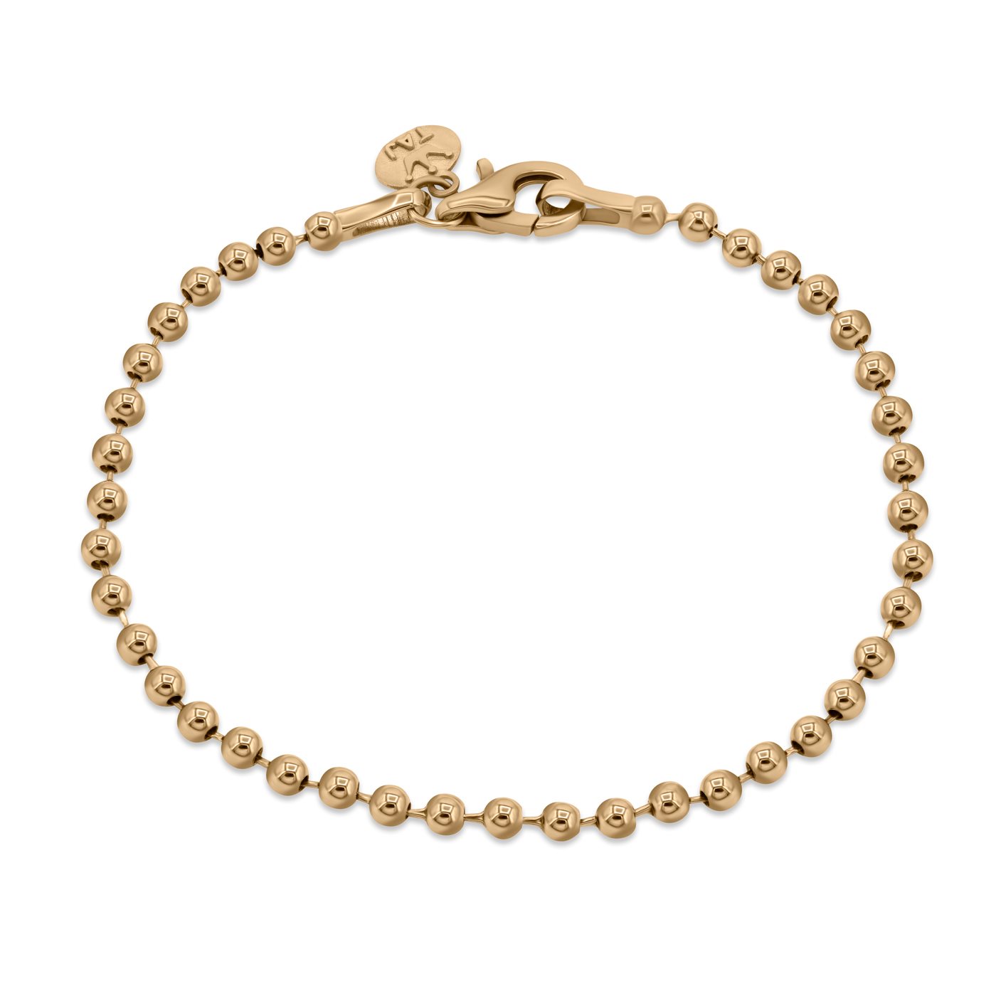 دستبند طلا زنانه توپی دستبند طلا زنانه توپی