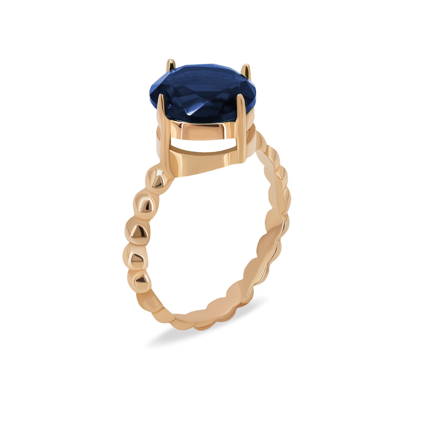 انگشتر طلا زنانه اسکارلت آبی