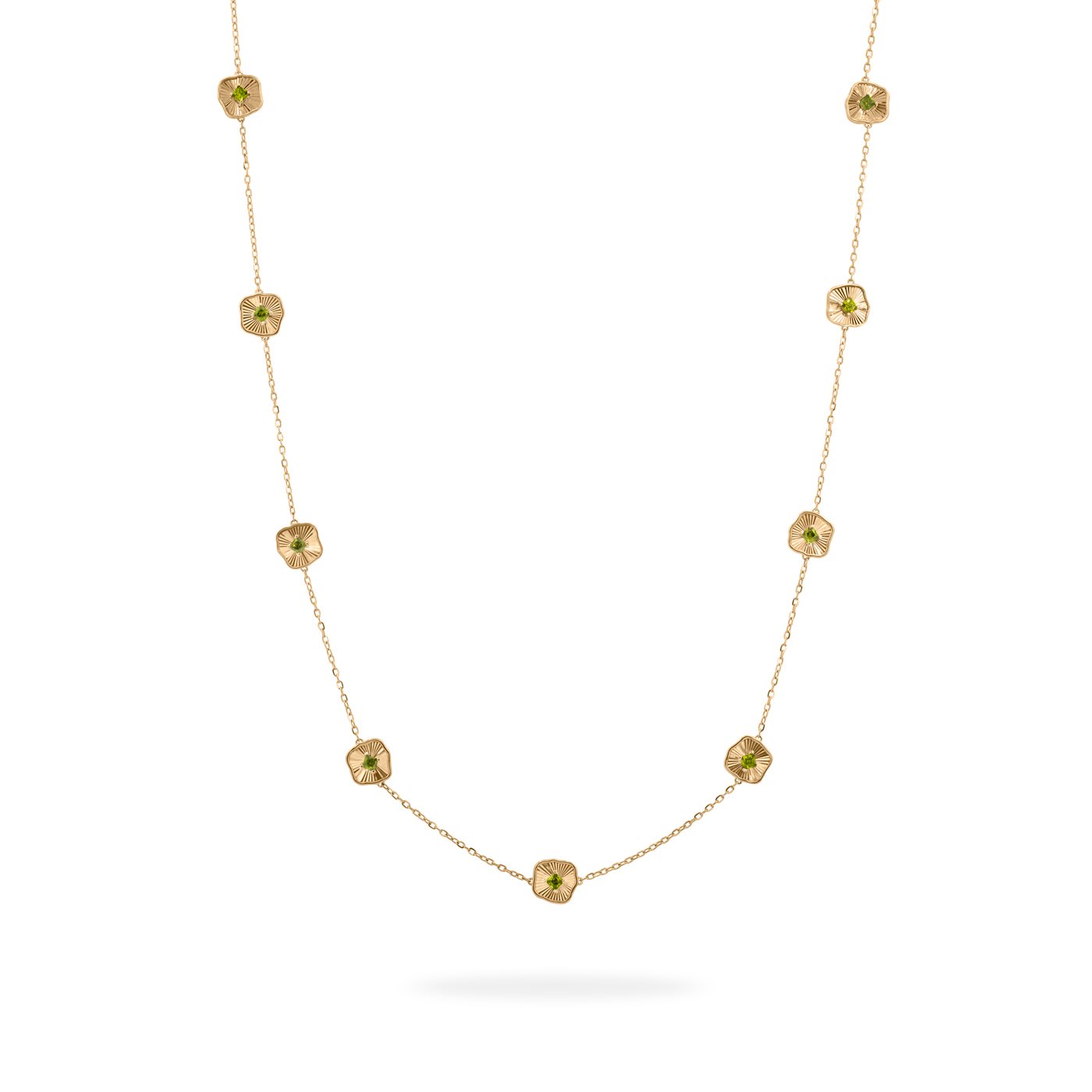  گردنبند طلا زنانه نورا تاج