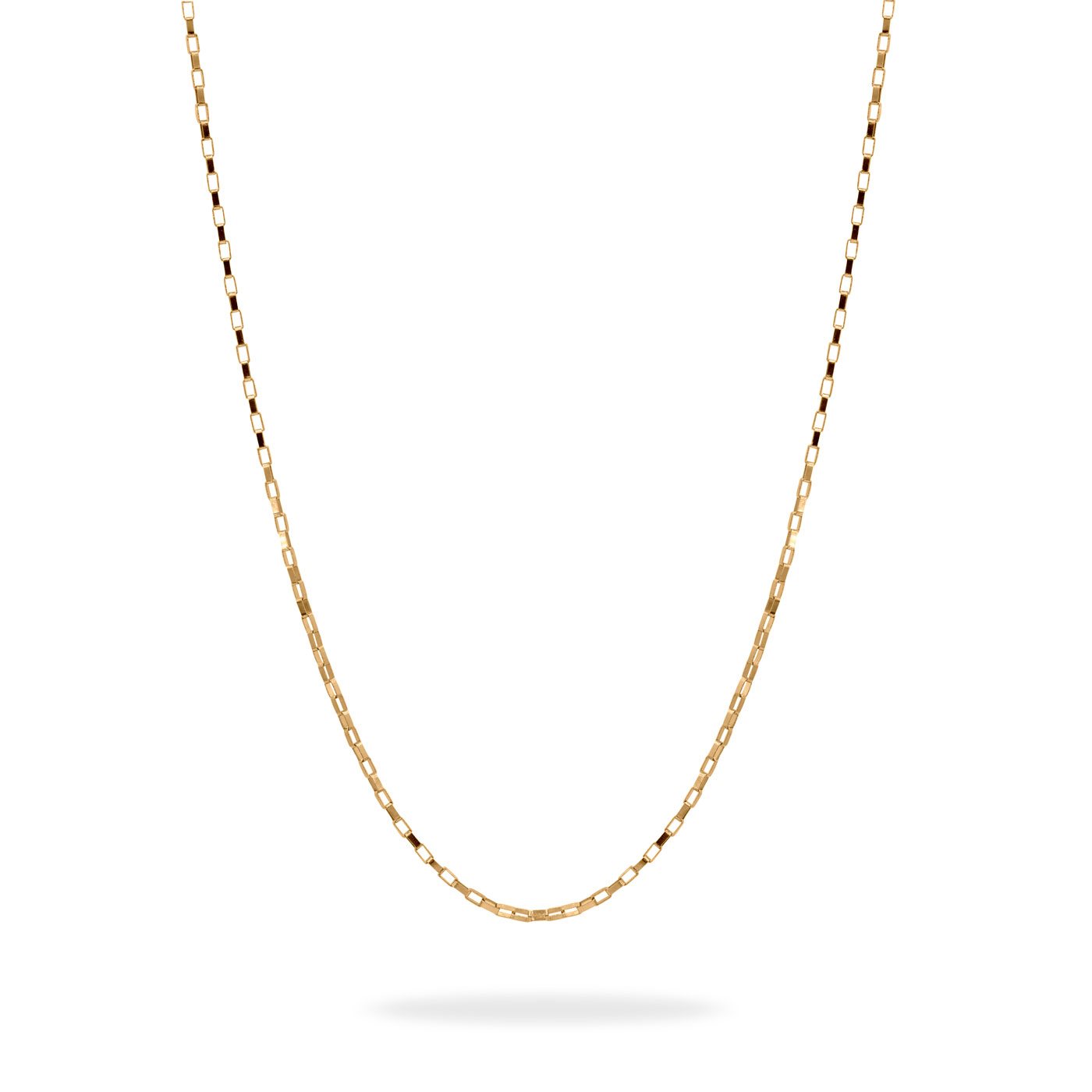 زنجیر طلا زنانه مستطیل بزرگ زنجیر طلا زنانه مستطیل بزرگ