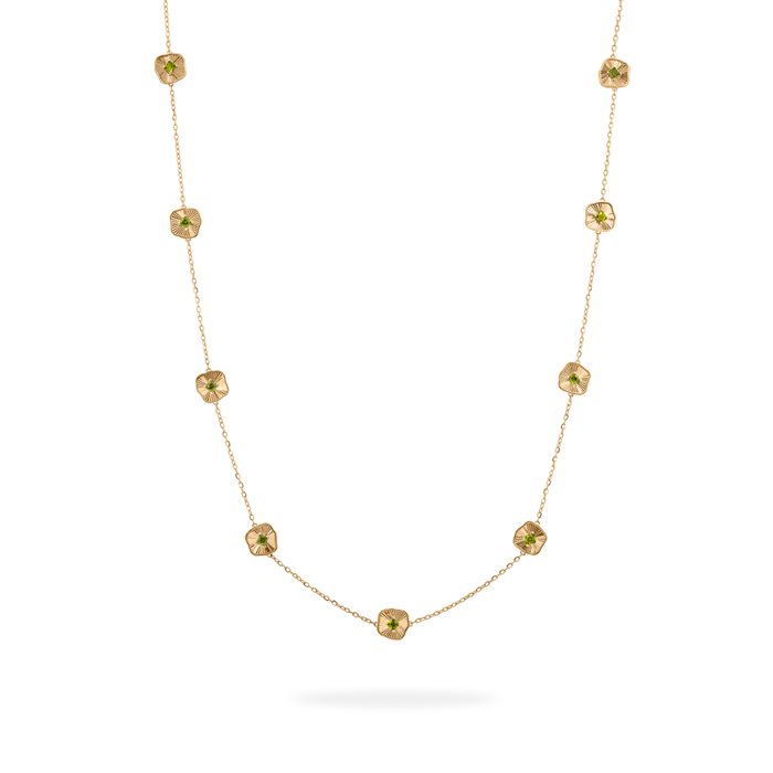  گردنبند طلا زنانه نورا تاج